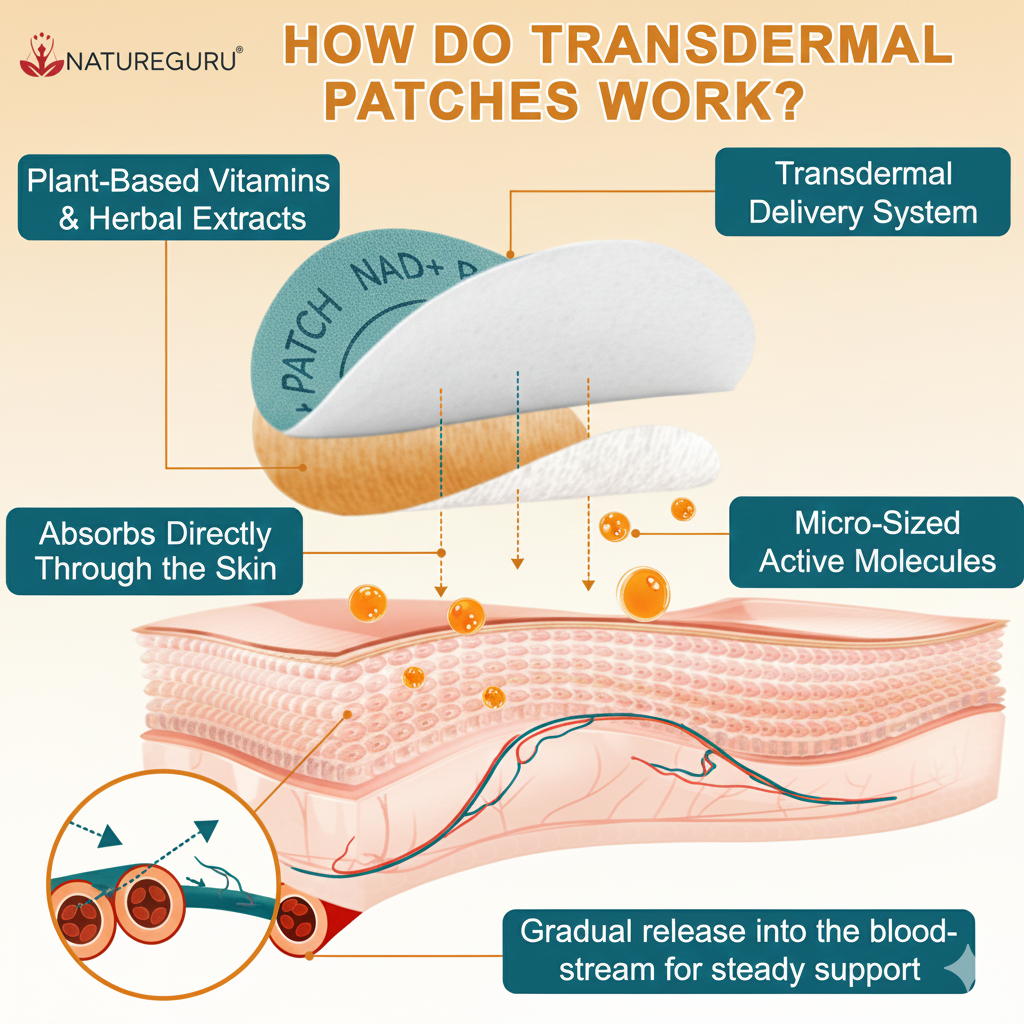 NAD+ Patches – Convenient Transdermal NAD+ Support for Daily Wellness