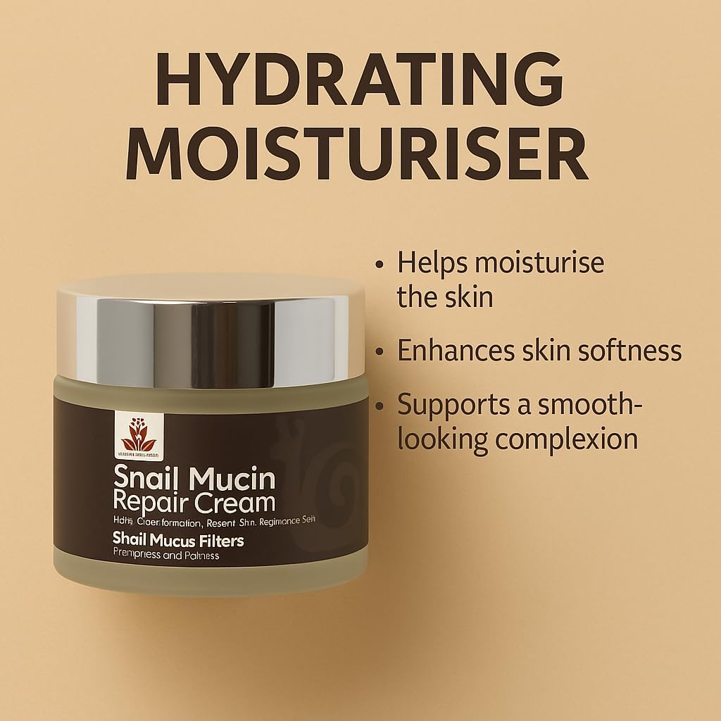 Snail Mucin Repair Cream – Deep Hydration, Anti-Aging & Skin Barrier Care