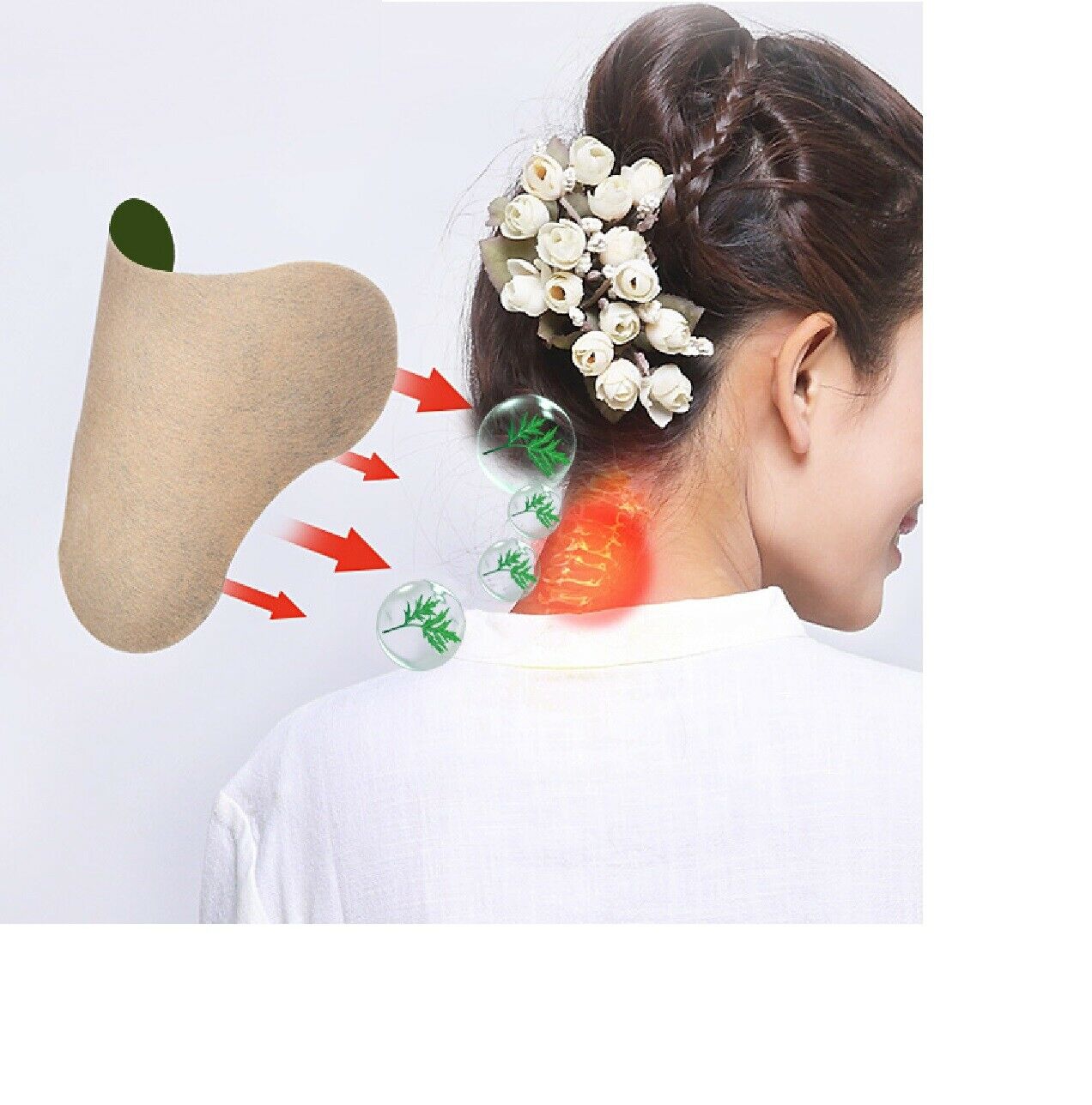 Cervical Pain Relief Patch – Deep Heat Neck & Shoulder Therapy (12 Hours)