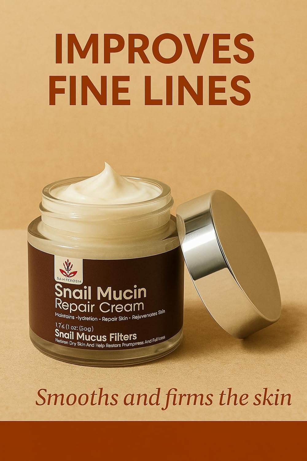Snail Mucin Repair Cream – Deep Hydration, Anti-Aging & Skin Barrier Care