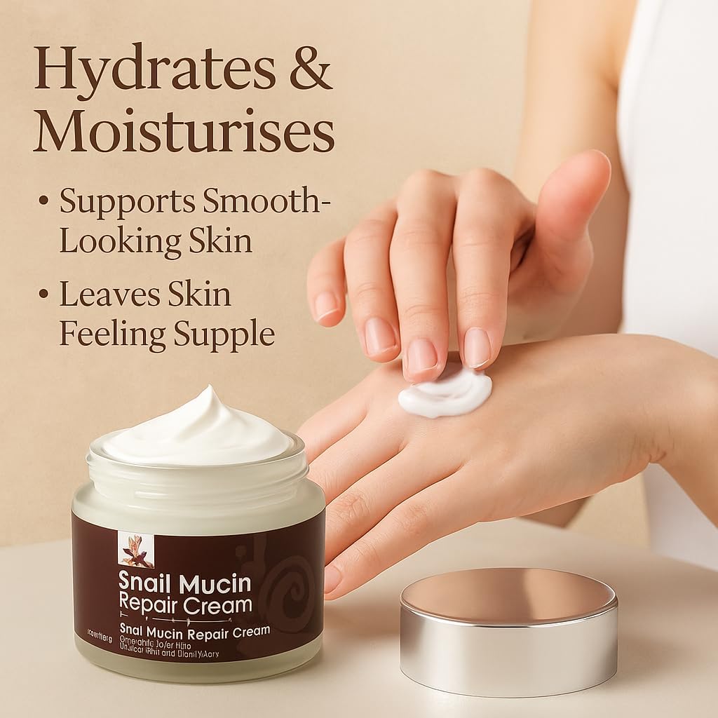 Snail Mucin Repair Cream – Deep Hydration, Anti-Aging & Skin Barrier Care