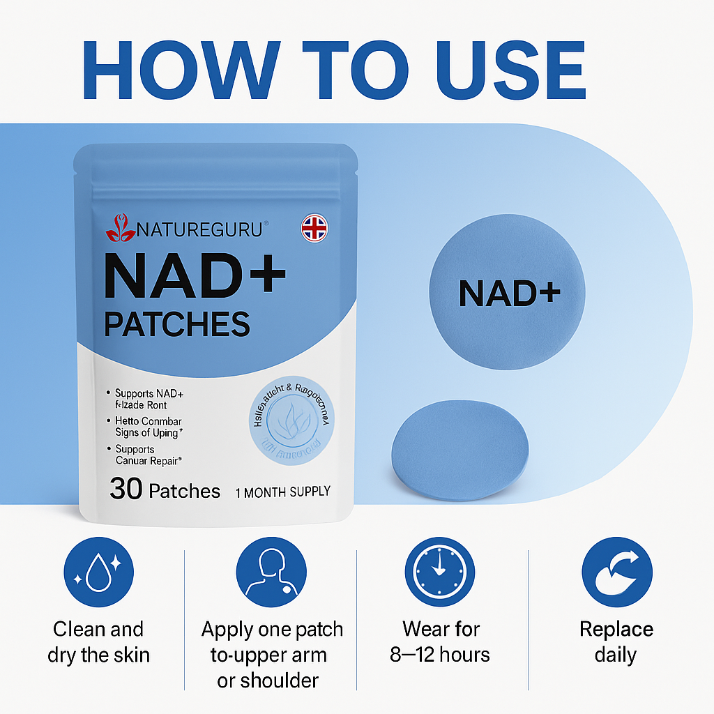 NAD+ Patches – Convenient Transdermal NAD+ Support for Daily Wellness