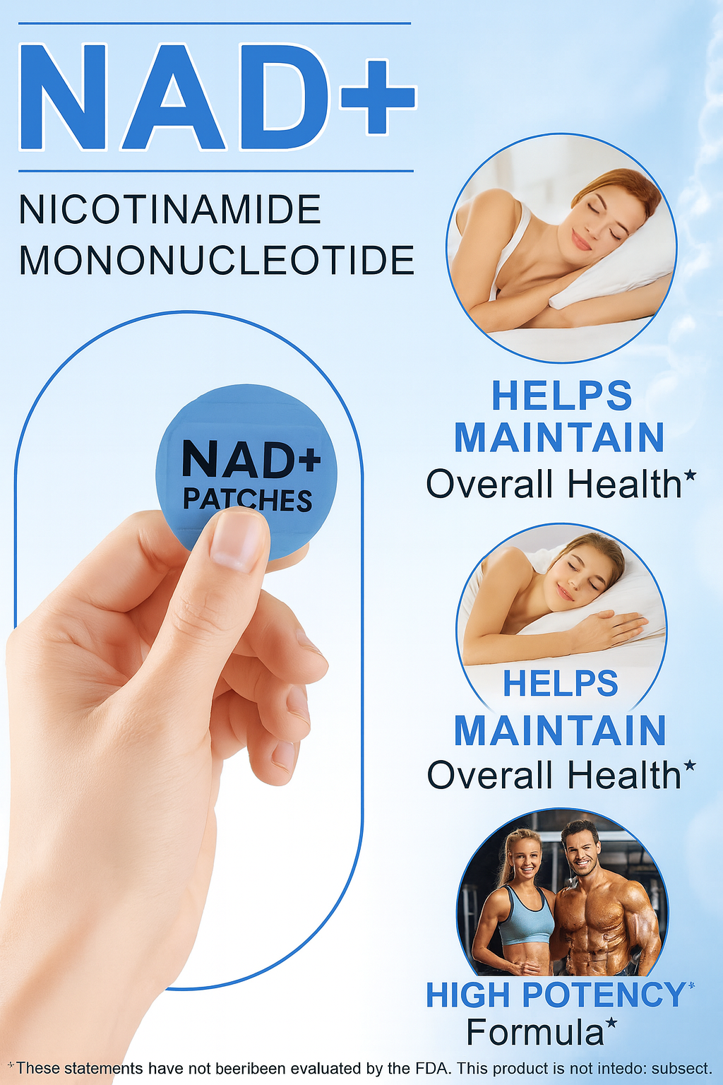 NAD+ Patches – Convenient Transdermal NAD+ Support for Daily Wellness
