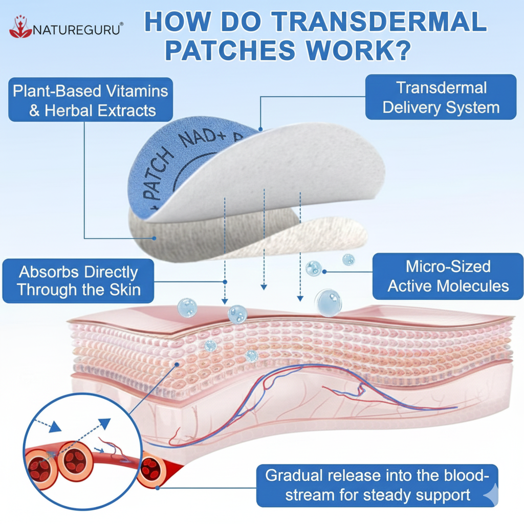 NAD+ Patches – Convenient Transdermal NAD+ Support for Daily Wellness